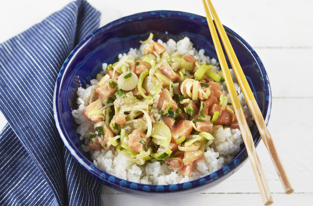 Chirashi au saumon mariné